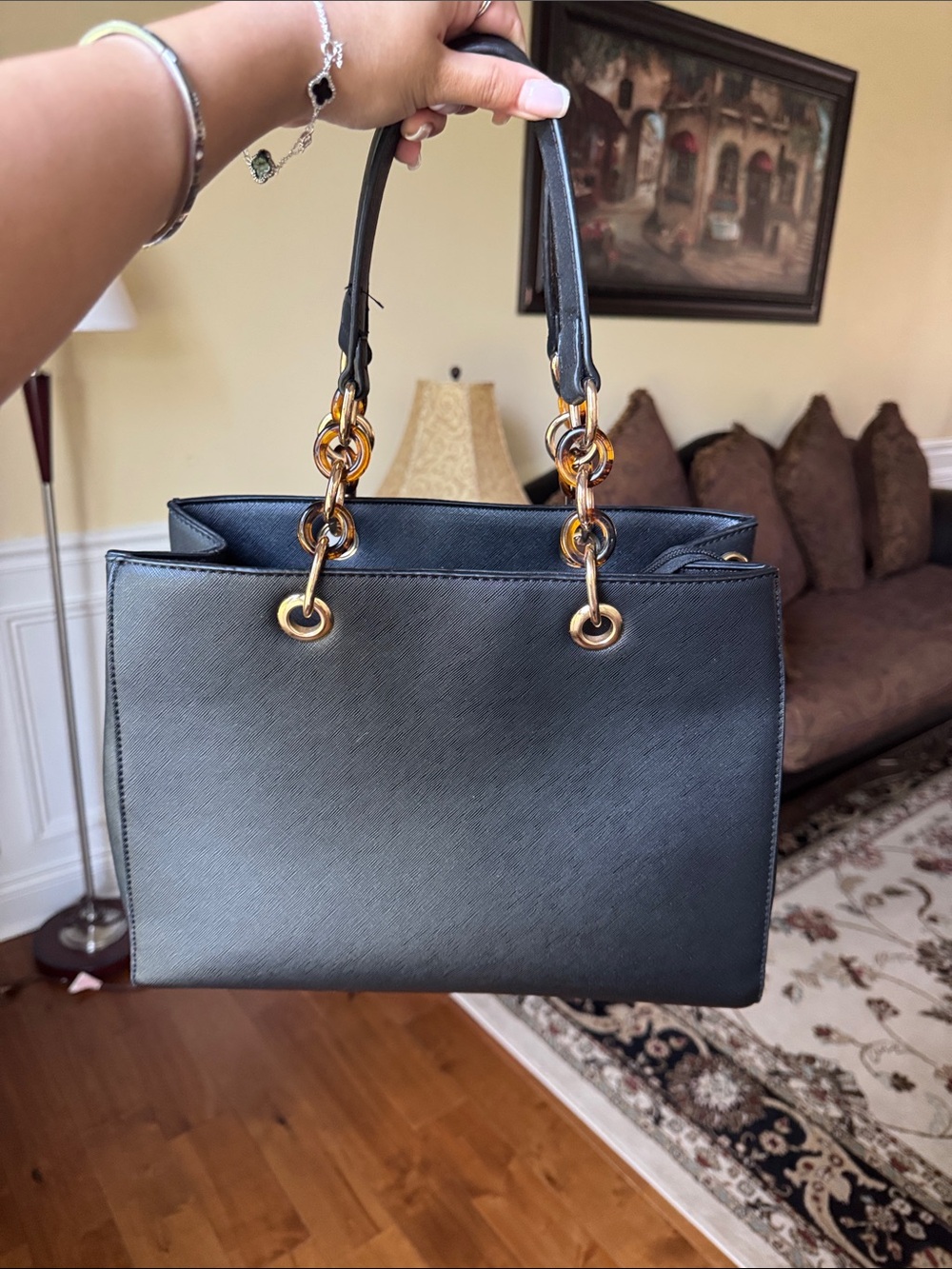 Women’s black purse